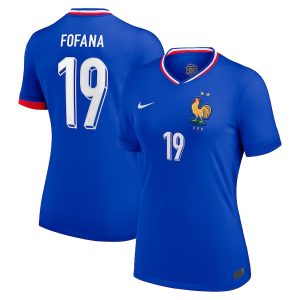 Women's French Team Home Euro 2024 Fofana Jersey (1)