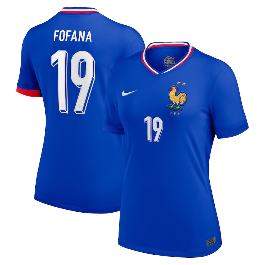 Maillot Equipe de France Femme Domicile Euro 2024 Fofana (1)
