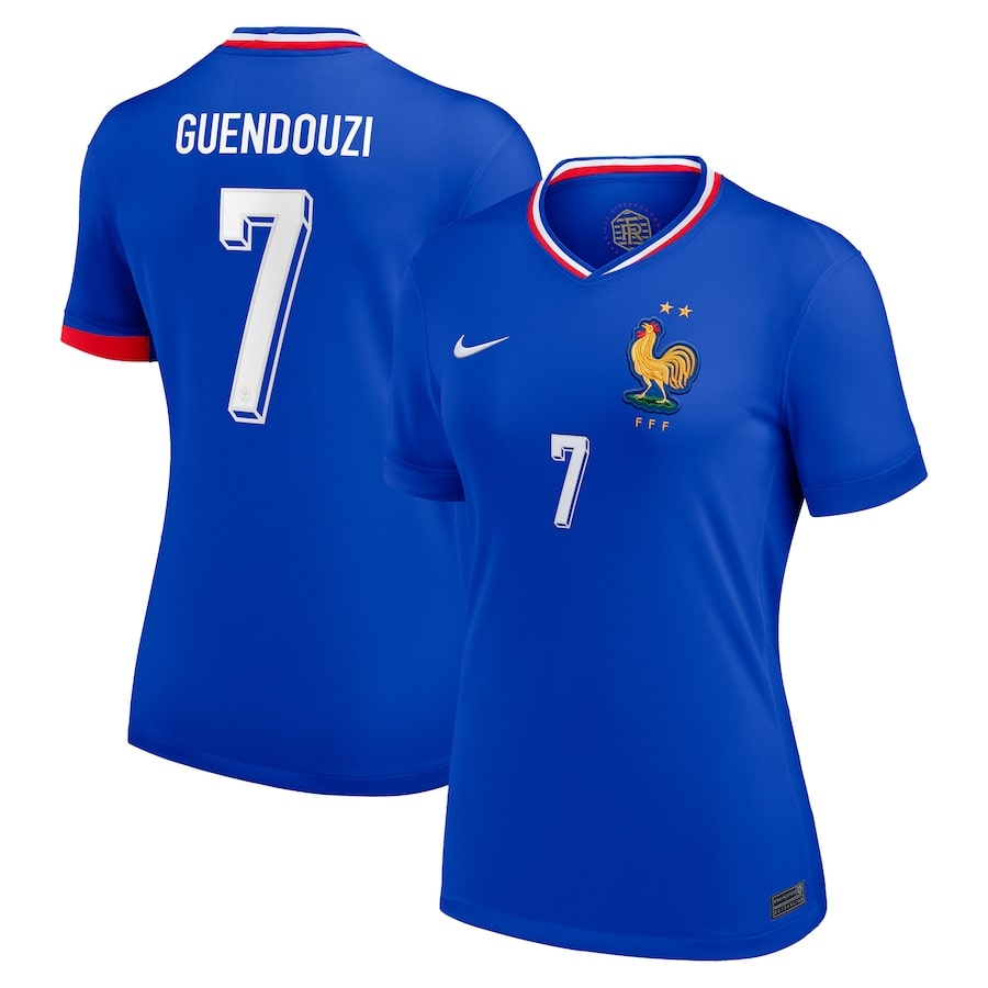 Maillot Equipe de France Femme Domicile Euro 2024 Guendouzi (1)