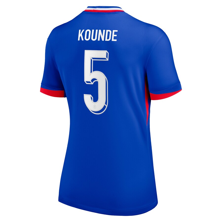 Maillot Equipe de France Femme Domicile Euro 2024 Kounde (3)