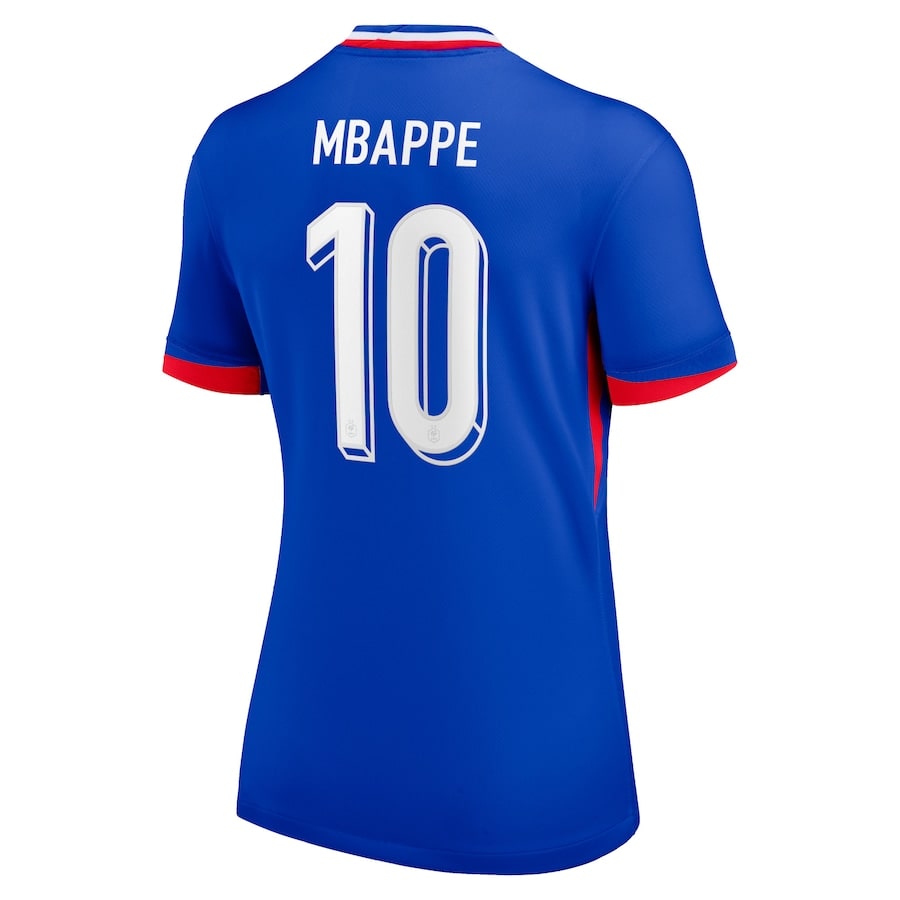 Maillot Equipe de France Femme Domicile Euro 2024 Mbappe (3)