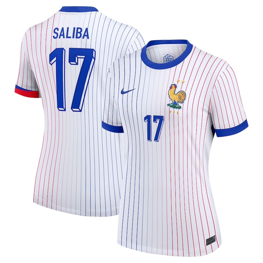 Maillot Equipe de France Femme Domicile Euro 2024 Saliba (1)
