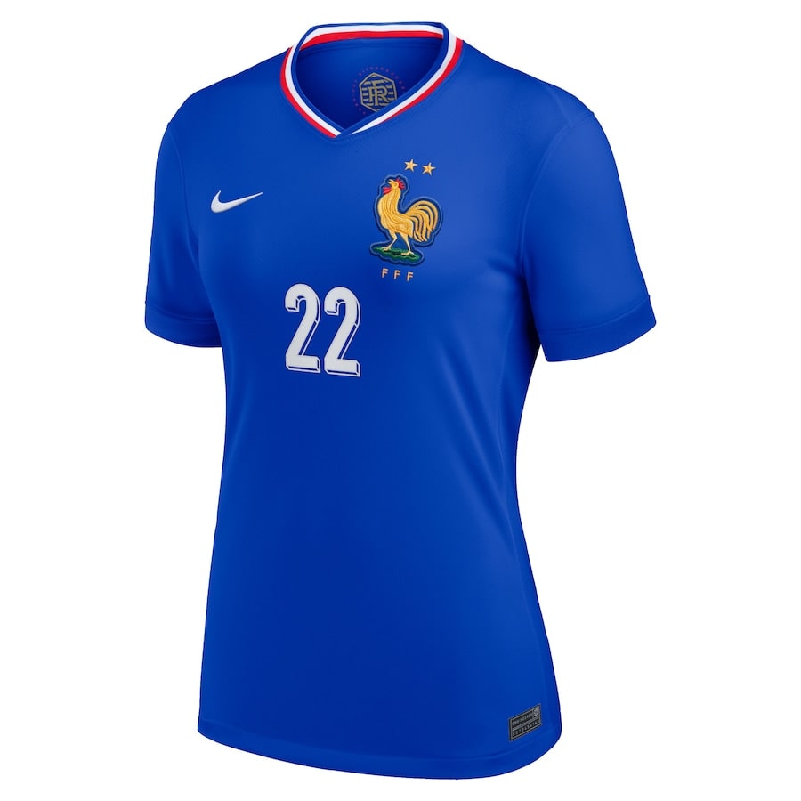 Maillot Equipe de France Femme Domicile Euro 2024 T (2)