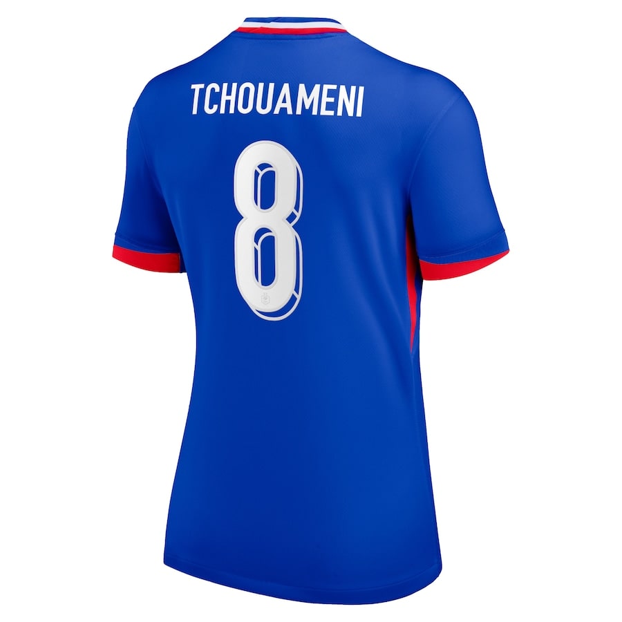 Maillot Equipe de France Femme Domicile Euro 2024 Tchouameni (3)