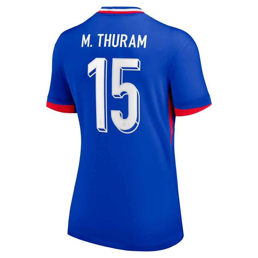 Maillot Equipe de France Femme Domicile Euro 2024 Thuram (3)