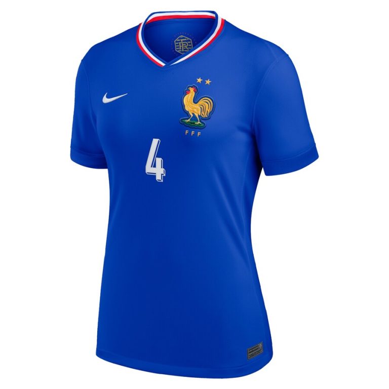 Maillot Equipe de France Femme Domicile Euro 2024 Upamecano (2)