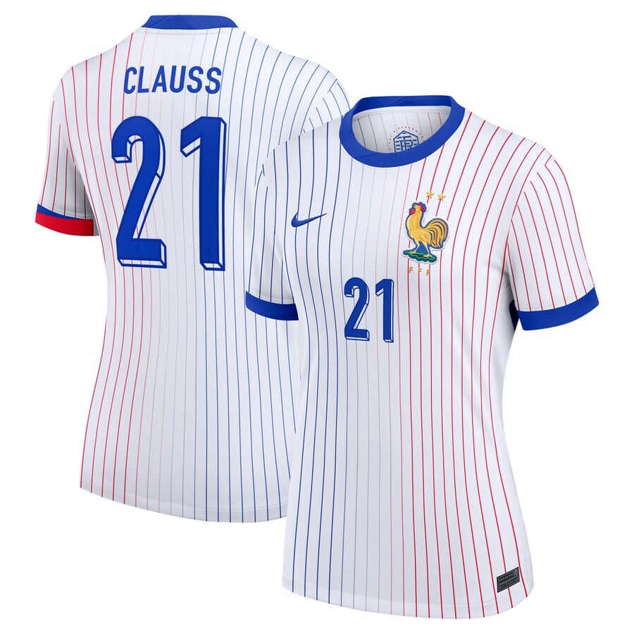 Maillot Equipe de France Femme Exterieur Euro 2024 Clauss (1)
