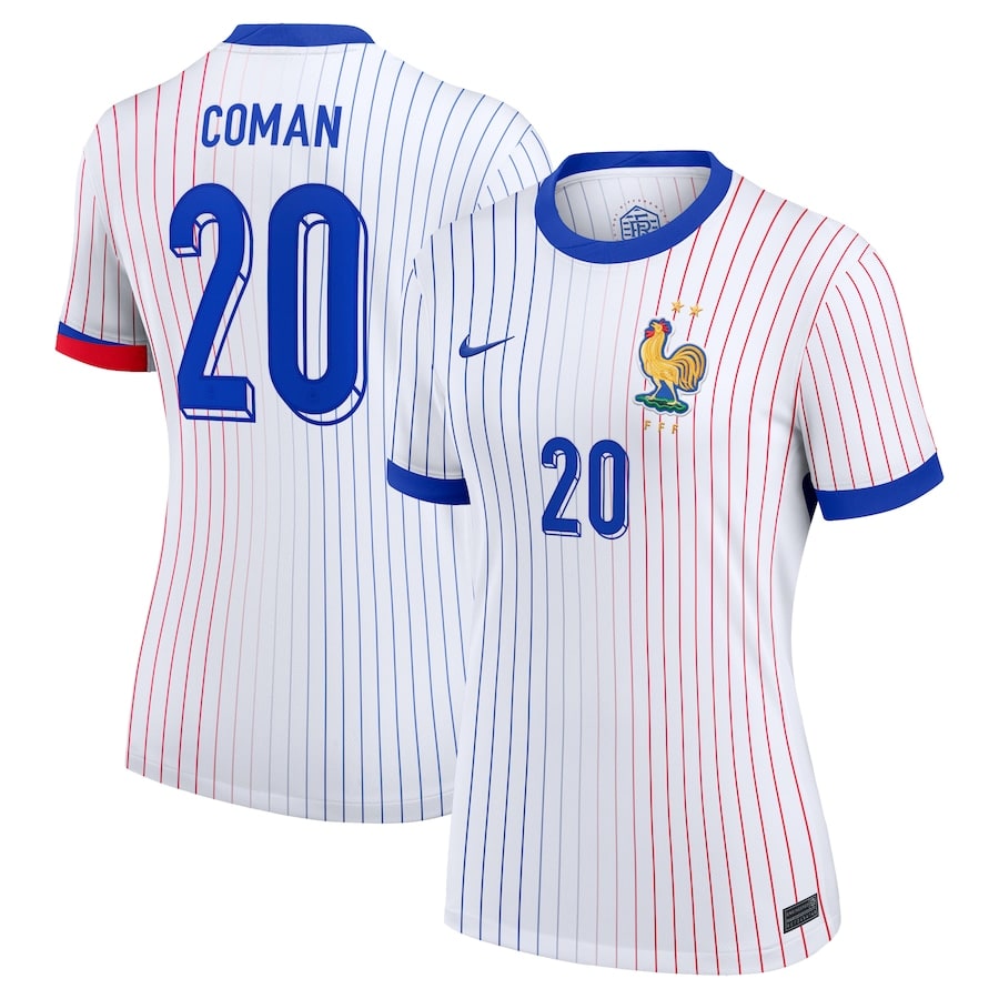 Maillot Equipe de France Femme Exterieur Euro 2024 Coman (1)