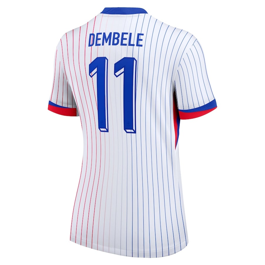 Maillot Equipe de France Femme Exterieur Euro 2024 Dembele (3)