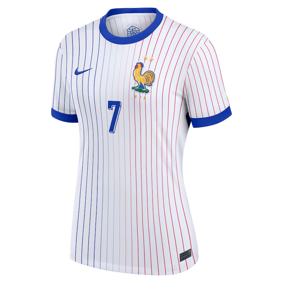 Maillot Equipe de France Femme Exterieur Euro 2024 Griezmann (2)