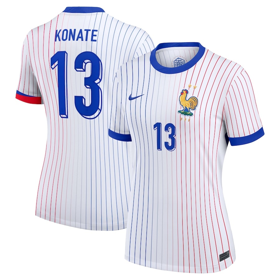 Maillot Equipe de France Femme Exterieur 2024 2025 Konate