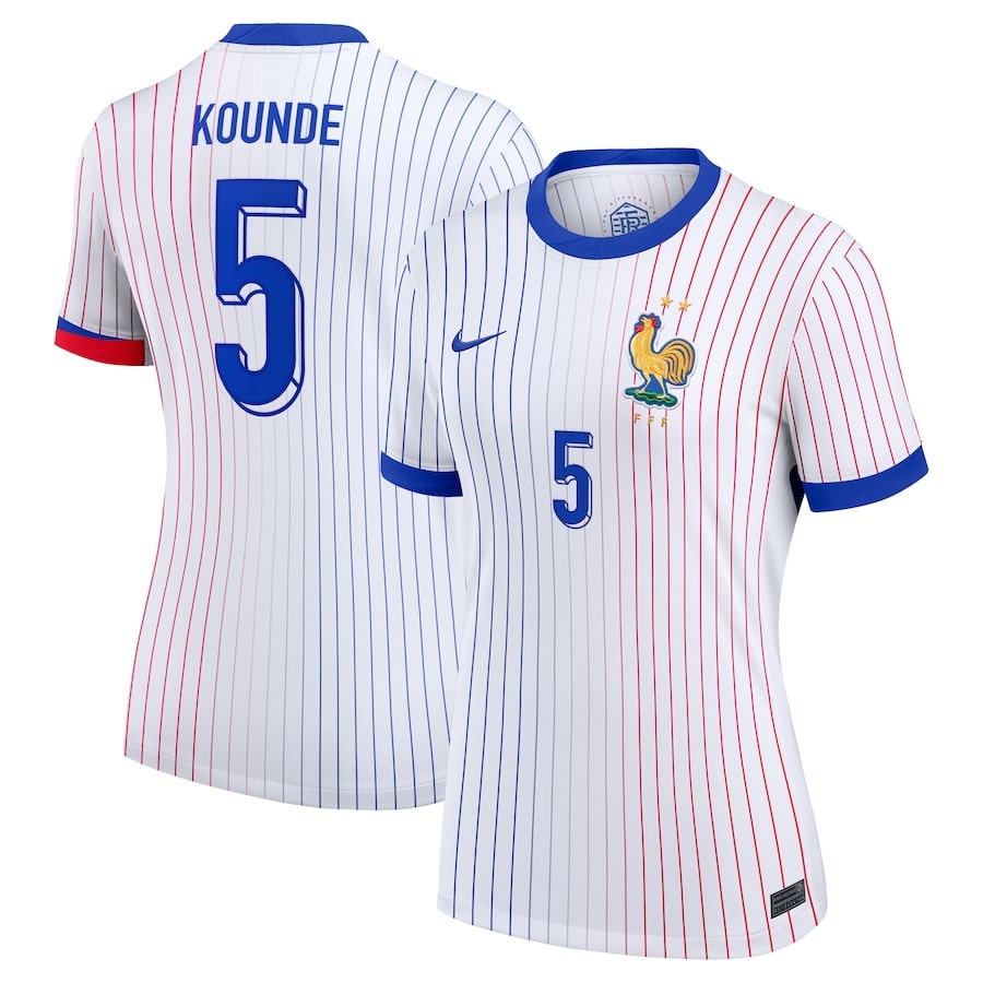 Maillot Equipe de France Femme Exterieur Euro 2024 Kounde (1)