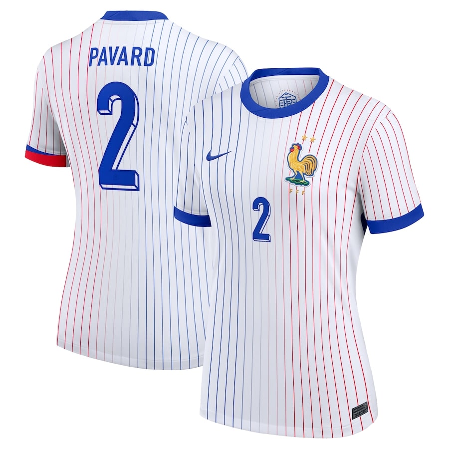 Maillot Equipe de France Femme Exterieur Euro 2024 Pavard (1)