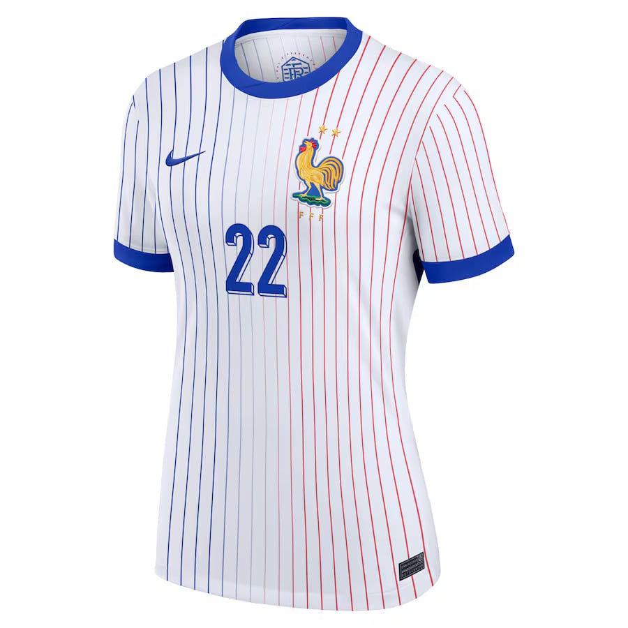 Maillot Equipe de France Femme Exterieur Euro 2024 T (2)