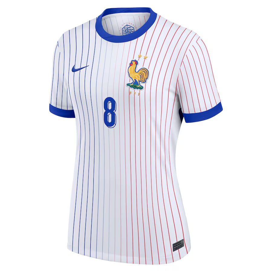 Maillot Equipe de France Femme Exterieur Euro 2024 Tchouameni (2)