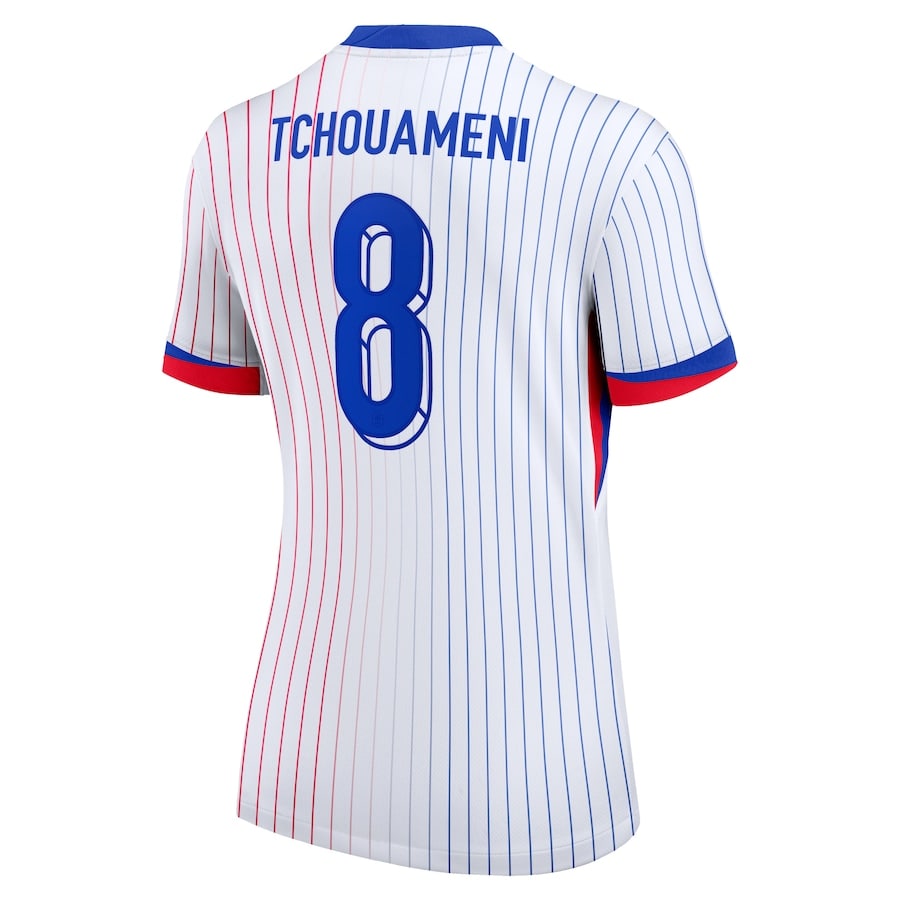 Maillot Equipe de France Femme Exterieur Euro 2024 Tchouameni (3)