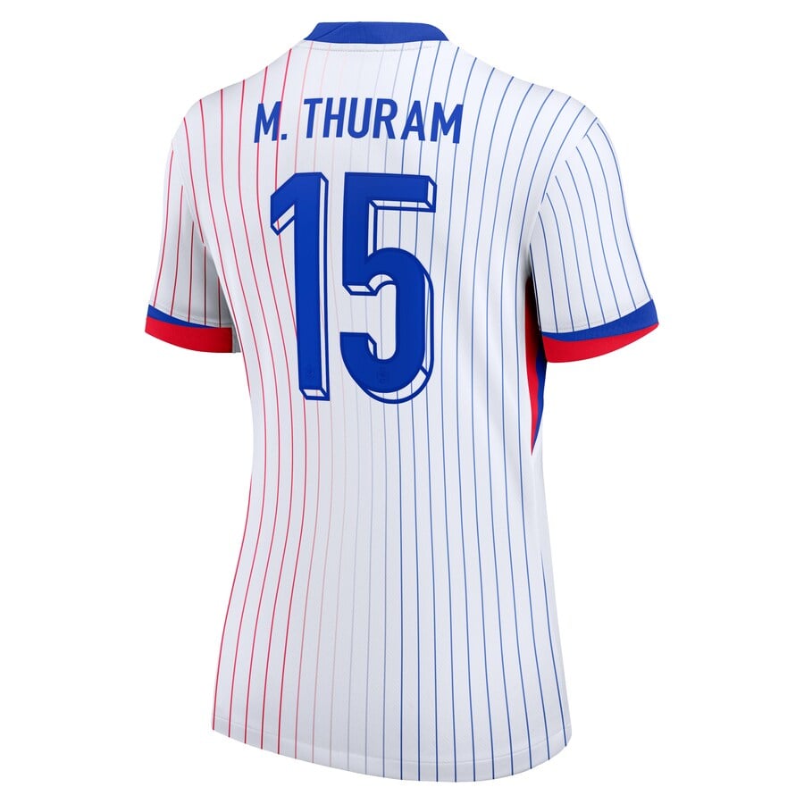 Maillot Equipe de France Femme Exterieur Euro 2024 Thuram (3)