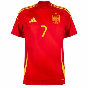 Spain Home Euro 2024 Morata Jersey (3)