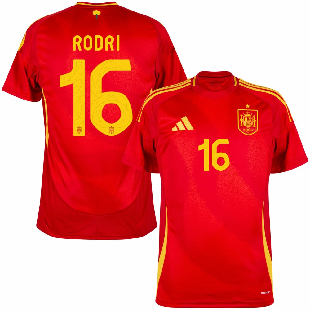 Spain Home Jersey 2024 2025 Rodri | Foot Soccer Pro