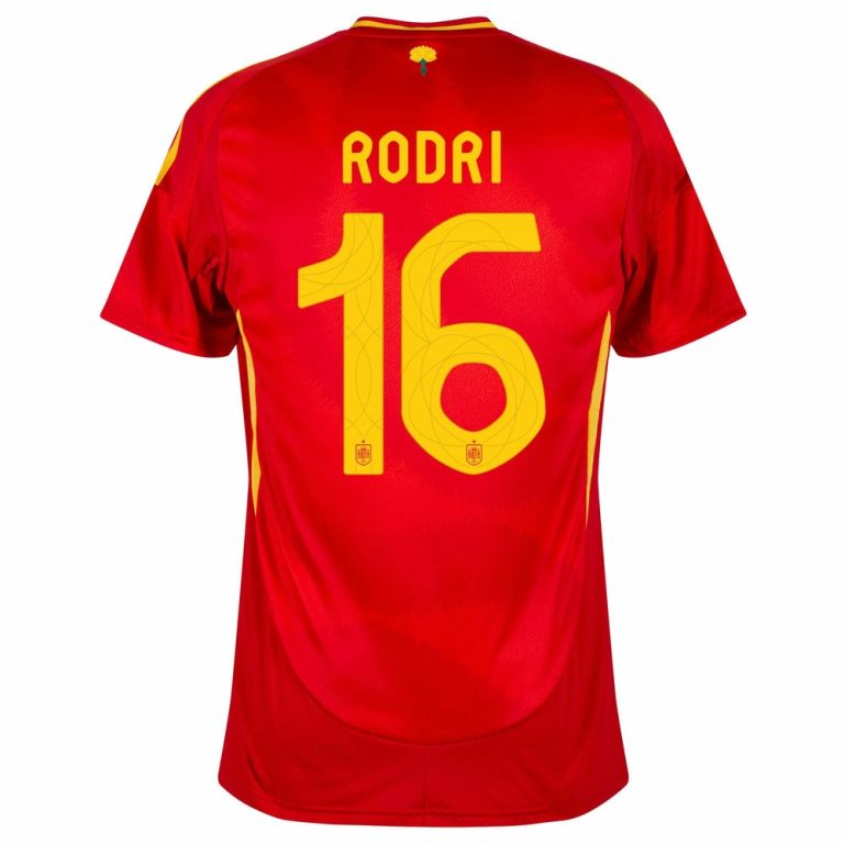 Spain Home Euro 2024 Rodri Jersey (3)
