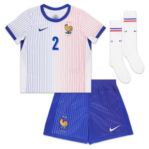 Maillot Kit Enfant Equipe De France Euro 2024 Away Pavard (2)