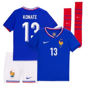 Maillot Kit Enfant Equipe De France Euro 2024 Konate (1)