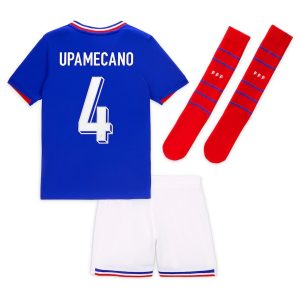 Maillot Kit Enfant Equipe De France Euro 2024 Upamecano (2)