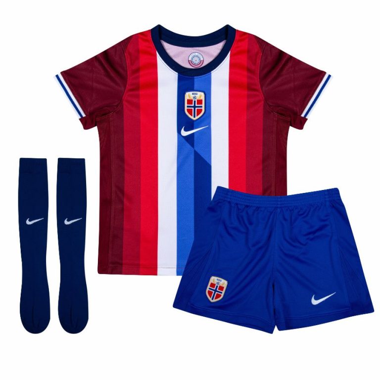 Maillot Kit Enfant Norvège Domicile 2024 2025 (01)