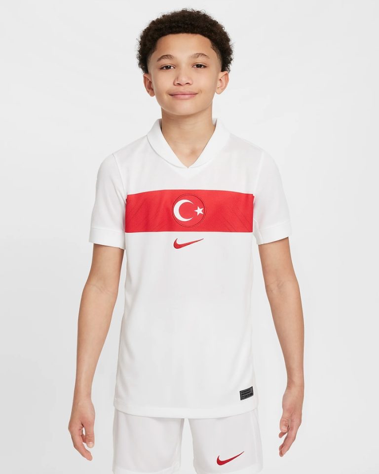 Maillot Kit Enfant Turquie Domicile Euro 2024 (2)