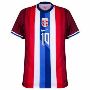 Maillot Norvège Domicile 2024 2025 Odegaard (5)