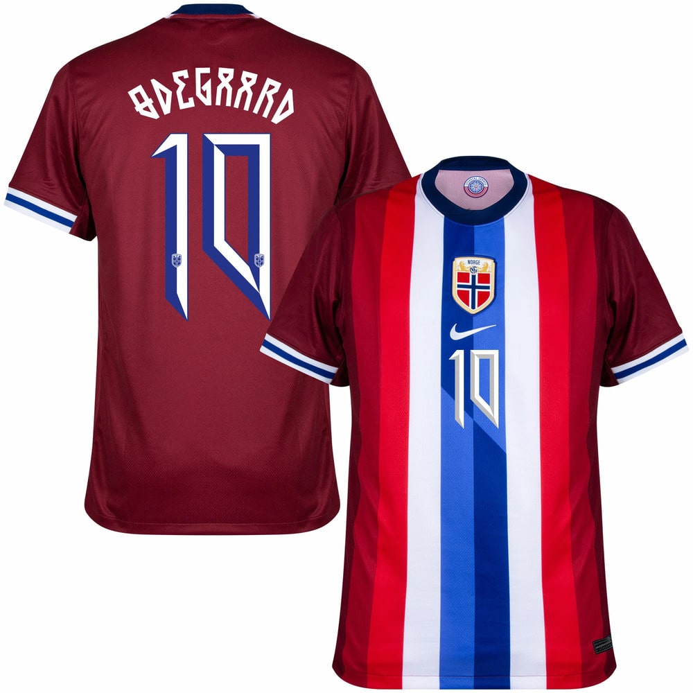 Maillot Norvège Domicile 2024 2025 Odegaard (6)