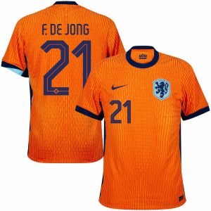 Maillot Pays Bas Euro 2024 Domicile De Jong (1)