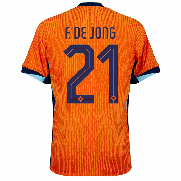 Netherlands Euro 2024 Home Jersey De Jong (2)