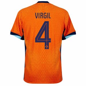 Netherlands Euro 2024 Home Jersey Virgil (3)