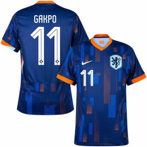 Holanda Eurocopa 2024 Visitante Camiseta Gakpo (1)