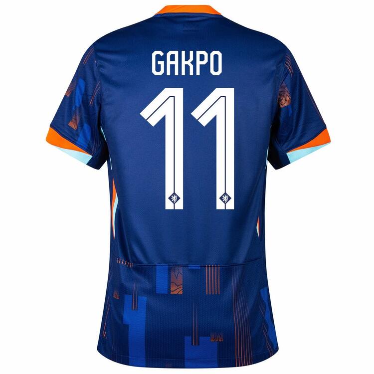Netherlands Euro 2024 Away Jersey Gakpo (2)