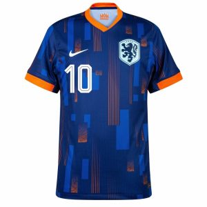 Holanda Eurocopa 2024 Visitante Camiseta Memphis (2)