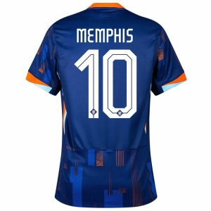 Holanda Eurocopa 2024 Visitante Camiseta Memphis (3)