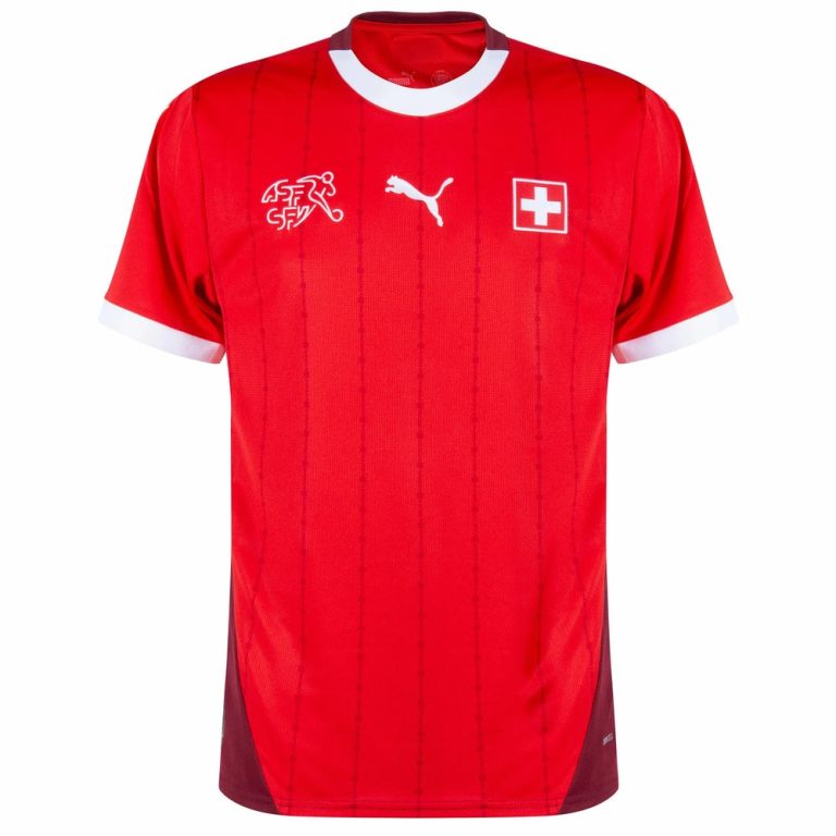 Switzerland Home Euro 2024 Jersey Foot Soccer Pro