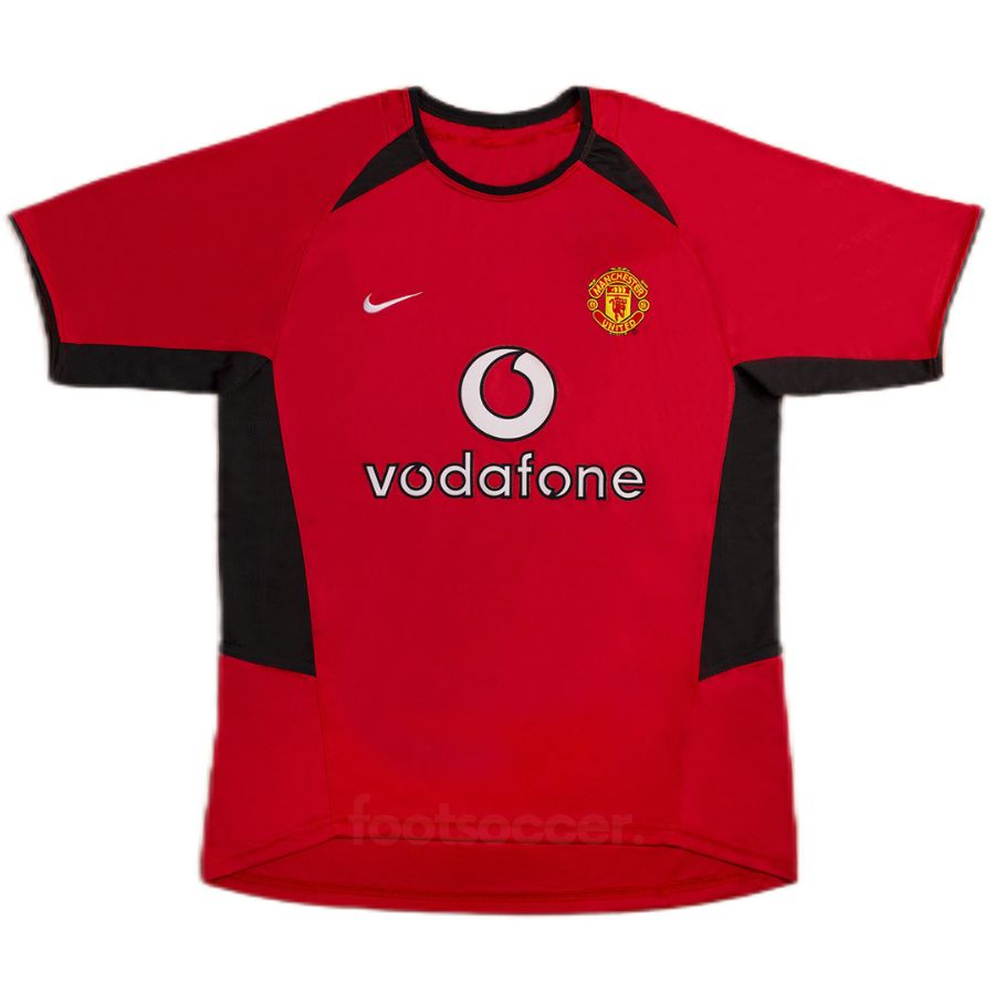 2002-04 Maillot Retro Vintage Manchester United Home Veron (2)