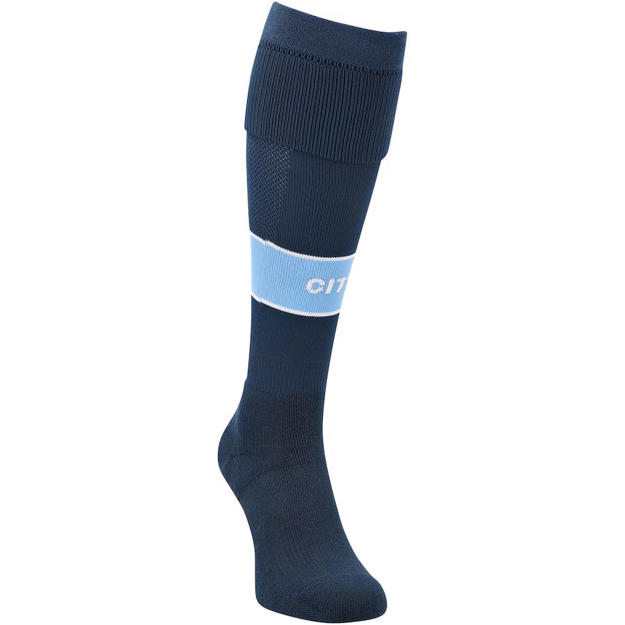 Chaussettes Manchester City Domicile 2024 2025 (3)-min