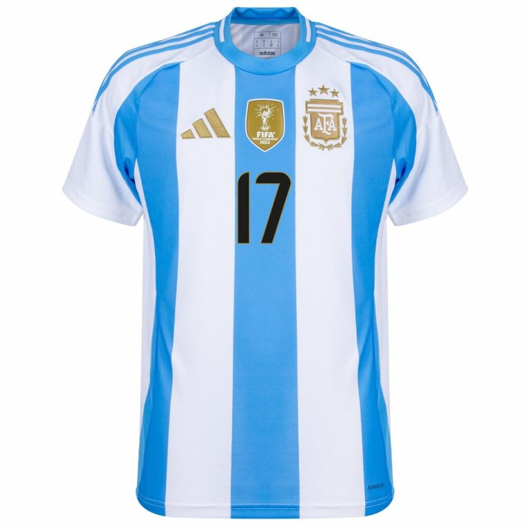 Argentina Home Jersey 2024 2025 Garnacho Foot Soccer Pro