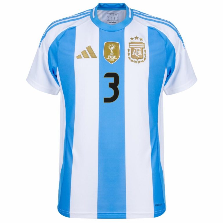 Argentina Home Jersey 2024 2025 Tagliafico Foot Soccer Pro