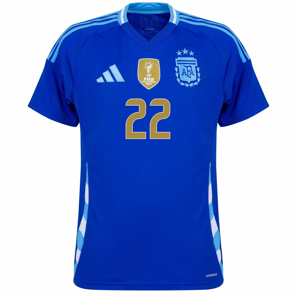 Maillot Argentine Exterieur 2024 2025 Lautaro Martinez (2)