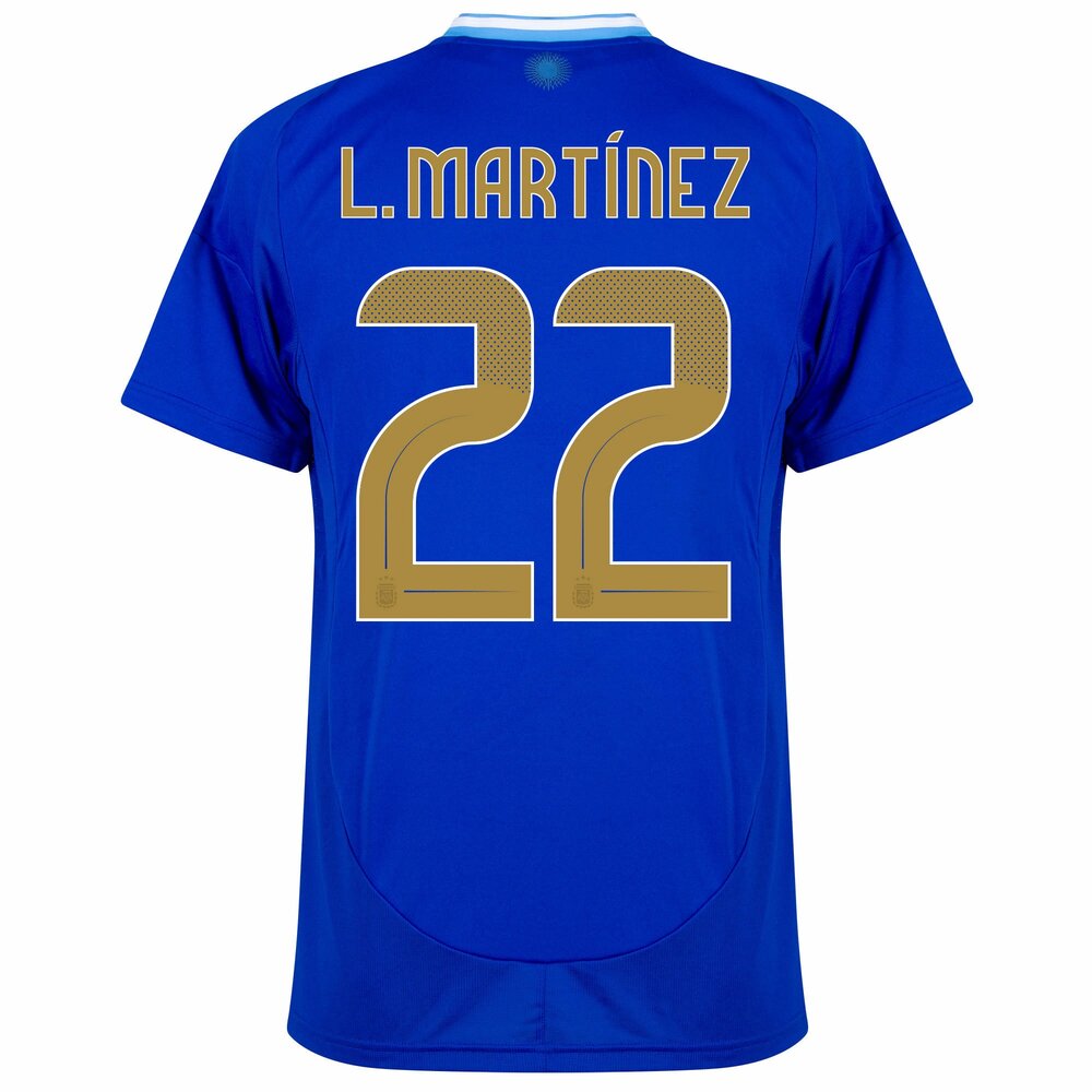 Maillot Argentine Exterieur 2024 2025 Lautaro Martinez (3)