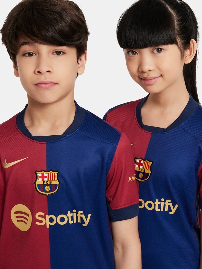 Maglia bambino Barça 2024 2025 Home Calcio a piedi professionista
