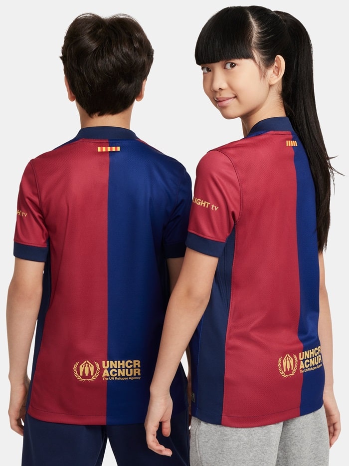 Maglia bambino Barça 2024 2025 Home Calcio a piedi professionista