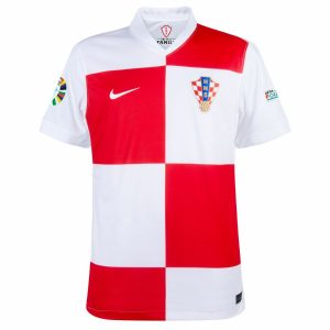 Maillot Croatie Domicile Badges Euro 2024 (1)