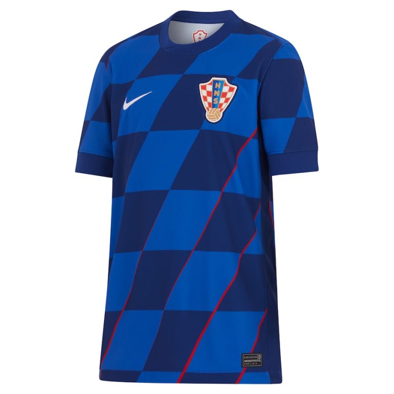 Maillot Enfant Croatie Exterieur Euro 2024 (1)