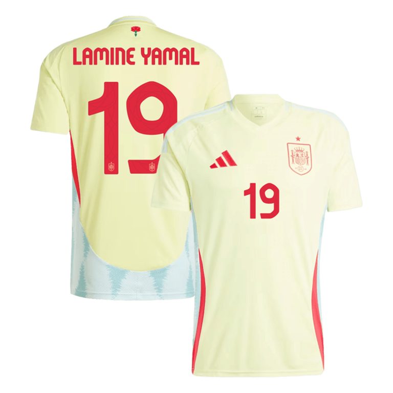 Maillot Espagne Exterieur Euro 2024 Lamine Yamal (1)